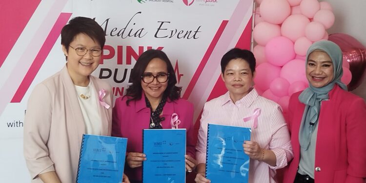 Lawan Kanker Payudara, HMI Medical Group dan Lovepink Kampanyekan Deteksi Dini Lewat Pink Pulse Run 2026