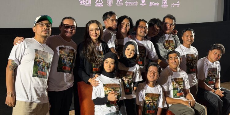 Para pemain film. istimewa saat jumpa pers dikawasan Epicentrum, Jakarta Selatan Senin (7/09/2026)