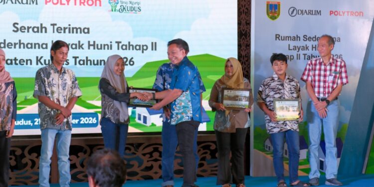 Kado Istimewa HUT Ke-477 Kudus: 164 Hunian Layak Huni Resmi Diserahterimakan Lewat Program RSLH Tahap II