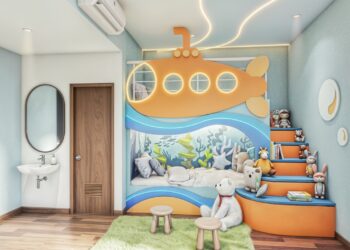 LIBURAN KELUARGA: Kamar anak di Avery Hotel & Waterpark Surabaya Tugu Pahlawan resmi beroperasi pada medio September 2026. Hotel tersebut  menawarkan konsep Smart Recreation dan Ultimate Urban Playground bagi keluarga.  (Foto: DOk./ WHHG)