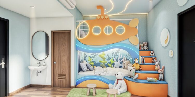 Liburan Keluarga Jadi Asyik di Avery Hotel & Waterpark Surabaya 1 LIBURAN KELUARGA: Kamar anak di Avery Hotel & Waterpark Surabaya Tugu Pahlawan resmi beroperasi pada medio September 2026. Hotel tersebut menawarkan konsep Smart Recreation dan Ultimate Urban Playground bagi keluarga. (Foto: DOk./ WHHG)