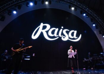 SETENGAH DEKADE: Penyanyi cantik Raisa tampil di perayakan ulang tahun ke-5 Studio TUI bertajuk “Setengah Dekade” di Bengkel Kafe, Kebayoran Baru, Jakarta Selatan pada Minggu (13/9/2026). (Foto: Dok./Studio TUI)