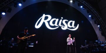SETENGAH DEKADE: Penyanyi cantik Raisa tampil di perayakan ulang tahun ke-5 Studio TUI bertajuk “Setengah Dekade” di Bengkel Kafe, Kebayoran Baru, Jakarta Selatan pada Minggu (13/9/2026). (Foto: Dok./Studio TUI)