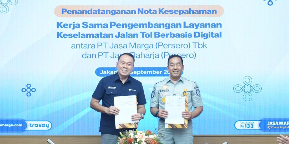 Jasa Marga dan Jasa Raharja Sinergi Hadirkan Layanan Keselamatan Jalan Tol Berbasis Digital 1 Jasa Marga dan Jasa Raharja Sinergi Hadirkan Layanan Keselamatan Jalan Tol Berbasis Digital