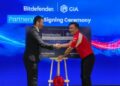 KEAMANAN SIBER: Bitdefender resmi menggandeng PT Gema Informatika Abadi (GIA) sebagai distributor eksklusif untuk menghadirkan portofolio solusi keamanan siber bagi konsumen di Indonesia dalam acara konferensi pers Grand Launching Bitdefender di Novotel Mangga Dua Square, Jakarta pada Kamis (8/10/2026). (FOTO: WAYTRI/KORANINDOPOS.COM)