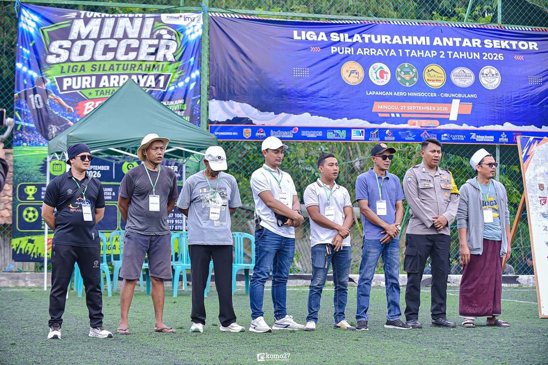 Liga Silaturahmi Puri Arraya 1 Tahap 2 Tahun 2026 Pererat Kebersamaan Warga Antar Sektor 1 - Liga Silaturahmi Puri Arraya 1 Tahap 2, Tahun 2026 Pererat Kebersamaan Warga Antar Sektor