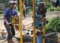 AIR TANAH: Aktivitas pengeboran air tanah. (Foto Ilustrasi: RRI.co.id)