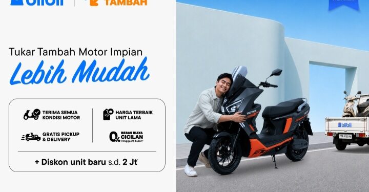 Motor Lama Jangan Cuma Jadi Penghuni Garasi, Tukar Jadi Potongan Harga Motor Baru di Blibli 1 Motor Lama Jangan Cuma Jadi Penghuni Garasi, Tukar Jadi Potongan Harga Motor Baru di Blibli