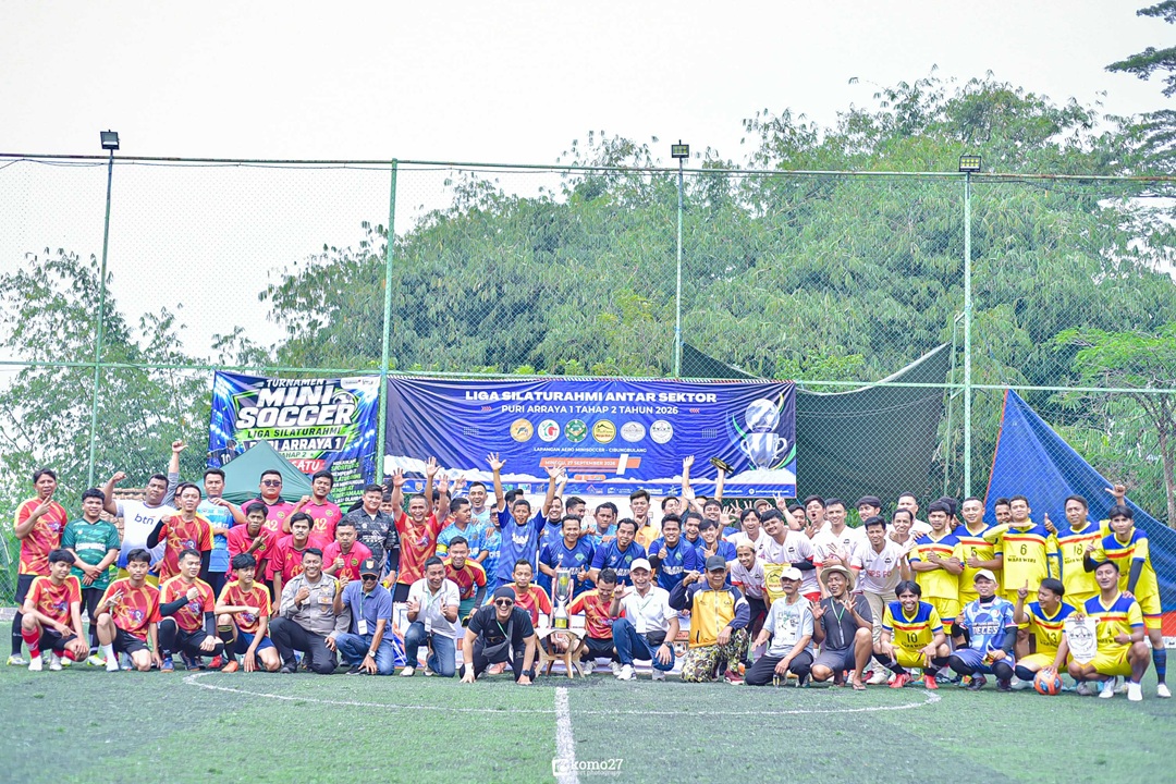 Liga Silaturahmi Puri Arraya 1 Tahap 2, Tahun 2026 Pererat Kebersamaan Warga Antar Sektor 3 Sektor J Juara Liga Silaturahmi Puri Arraya 2026, Pererat Kebersamaan Warga Antar Sektor