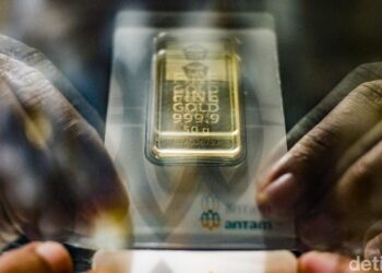 Harga Emas Antam Turun Rp 11.000 Hari Ini Menjadi Rp 2.559.000 per Gram